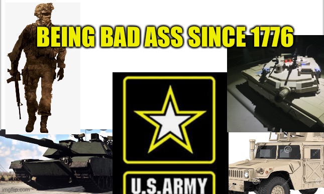 Flag entry | BEING BAD ASS SINCE 1776 | image tagged in white background,us army,oh wow are you actually reading these tags,stop reading the tags,stop | made w/ Imgflip meme maker