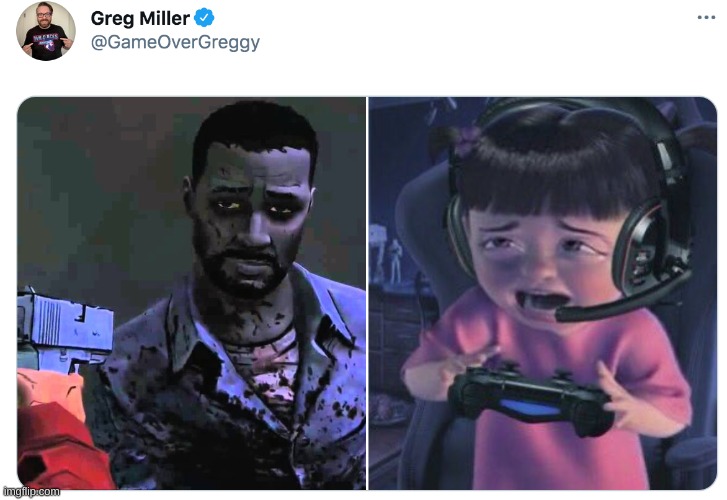 the walking dead | image tagged in the walking dead,video games,sad | made w/ Imgflip meme maker