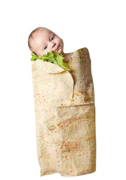 High Quality burrito baby Blank Meme Template