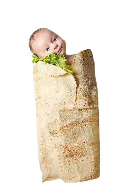 burrito baby Blank Meme Template