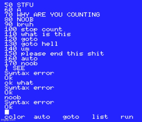 me using msx for the first time | image tagged in msx | made w/ Imgflip meme maker