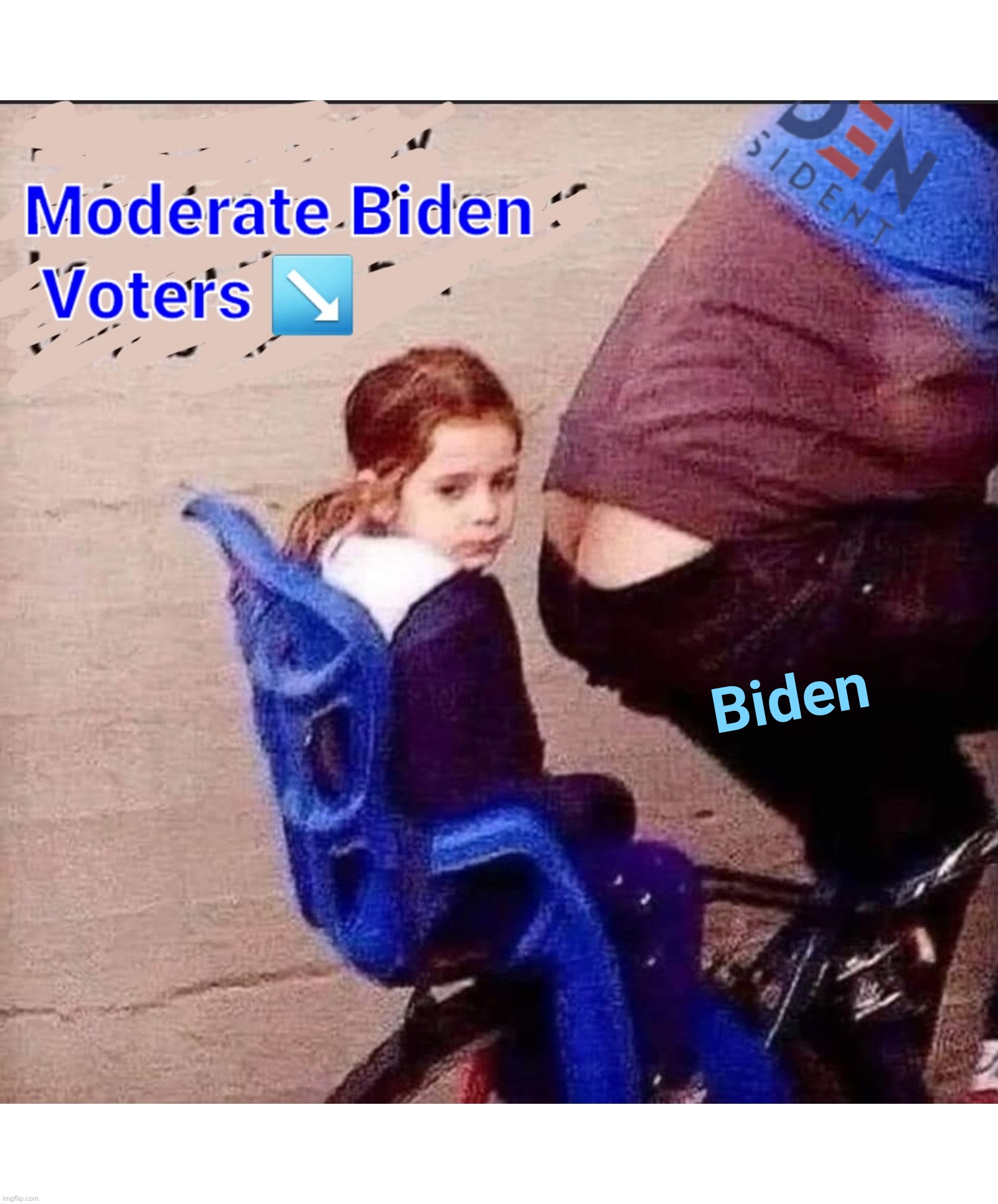 Ridin' with Biden | MODERATE BIDEN VOTERS; Biden | image tagged in political meme,president,joe biden,creepy joe biden,afghanistan,meanwhile on imgflip | made w/ Imgflip meme maker