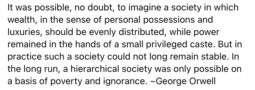 George Orwell quote hierarchy Blank Meme Template