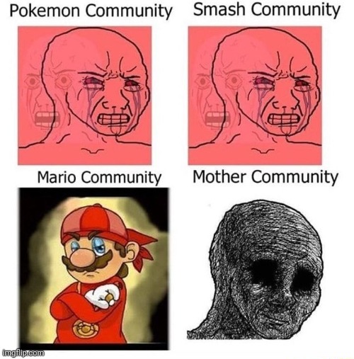 Me, in the Mother community: | made w/ Imgflip meme maker