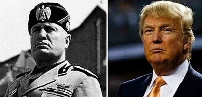 High Quality Mussolini Trump dictators bad end Blank Meme Template