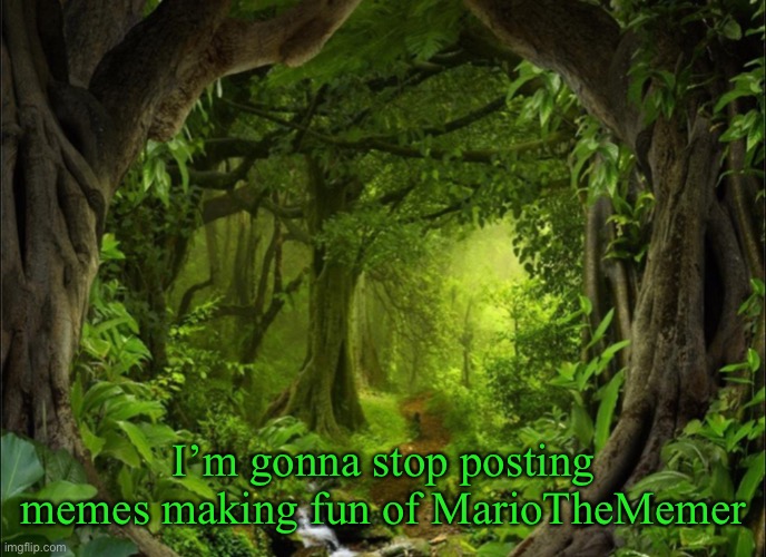 This is meant for all of MarioTheMemer enjoyers out there | I’m gonna stop posting memes making fun of MarioTheMemer | image tagged in mado2125 announcement v3 | made w/ Imgflip meme maker