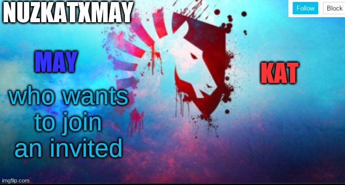 E | who wants to join an invited | image tagged in e | made w/ Imgflip meme maker