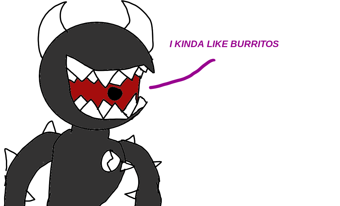 I kinda liKE burritos Blank Meme Template