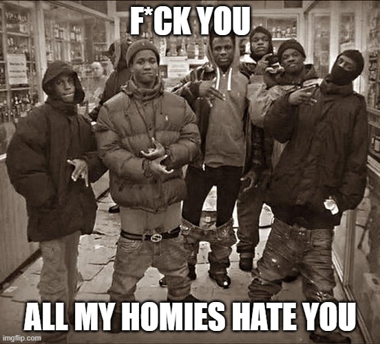 Take it for when you need it | F*CK YOU; ALL MY HOMIES HATE YOU | image tagged in all my homies hate | made w/ Imgflip meme maker