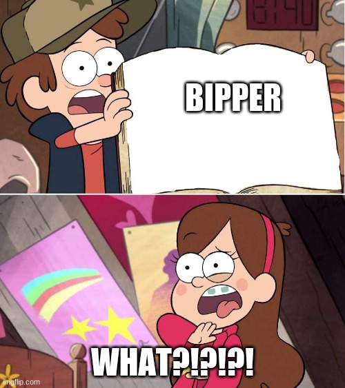 BIPPER?!?! | BIPPER; WHAT?!?!?! | made w/ Imgflip meme maker
