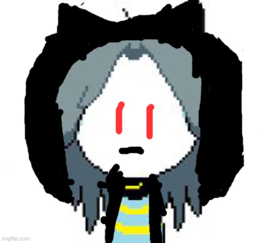 H m m Adam as tem | image tagged in temmie | made w/ Imgflip meme maker