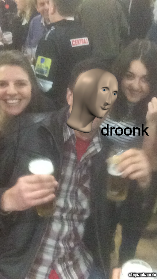 Meme man droonk Blank Meme Template