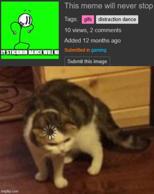 ummm.... | image tagged in loading cat | made w/ Imgflip meme maker