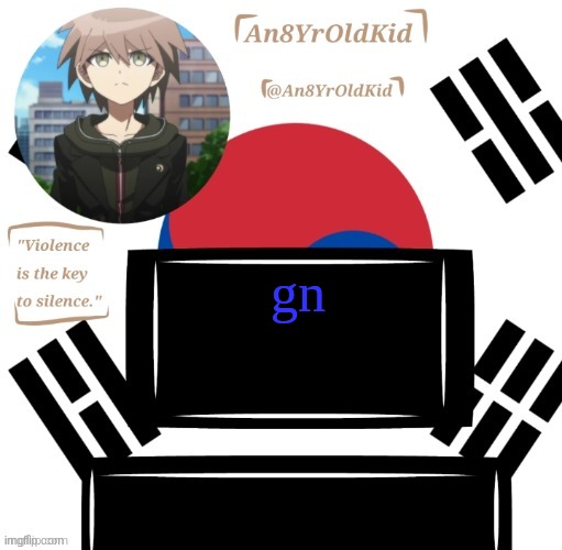 Credit to Cheesecaketherat | gn | image tagged in credit to cheesecaketherat | made w/ Imgflip meme maker