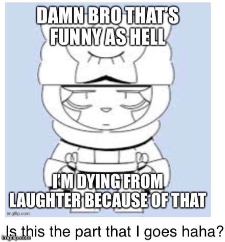 Is this the part that I goes haha? | image tagged in is this the part that i goes haha | made w/ Imgflip meme maker