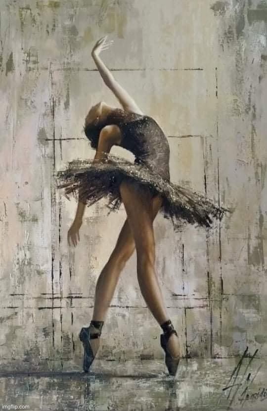 Dancer painting | image tagged in dancer painting | made w/ Imgflip meme maker