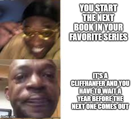 me, reading KOTLC after all the books are already out: not relatable | made w/ Imgflip meme maker