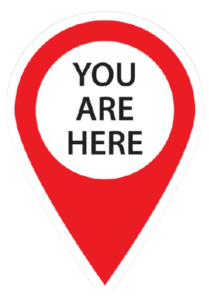 High Quality You are here sticker Blank Meme Template