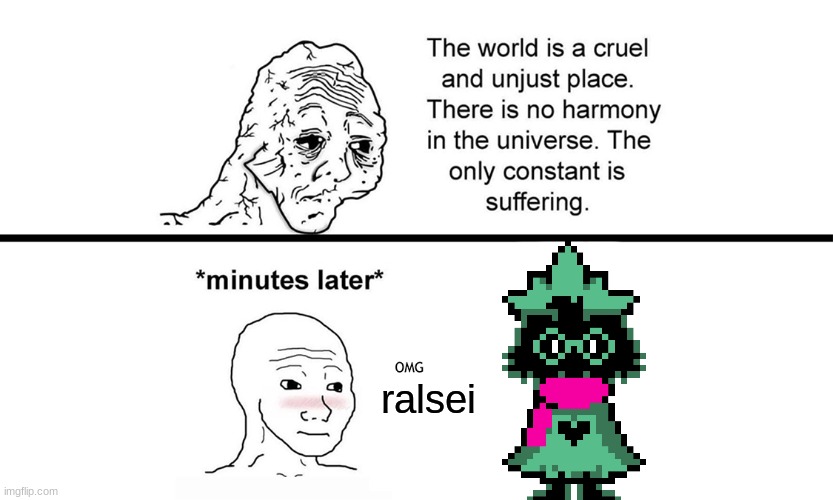 The power of fluffy bois shines within you | ralsei | image tagged in deltarune,undertale,utdr,ralsei | made w/ Imgflip meme maker