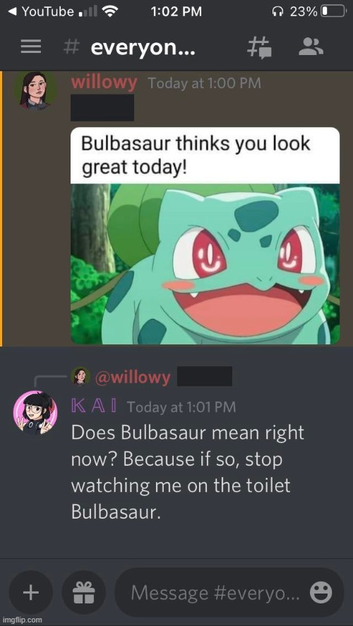 bulbasaur | made w/ Imgflip meme maker