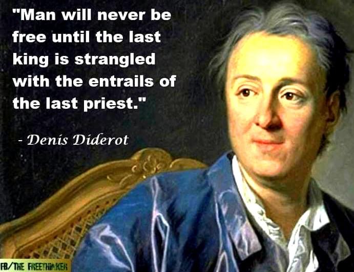 Denis Diderot quote Blank Meme Template