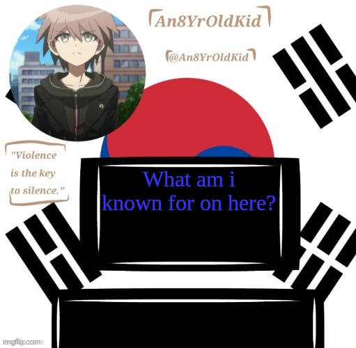 Credit to Cheesecaketherat | What am i known for on here? | image tagged in credit to cheesecaketherat | made w/ Imgflip meme maker