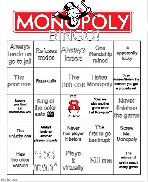 Is bingo still relevant in this stream? | image tagged in monopoly bingo | made w/ Imgflip meme maker