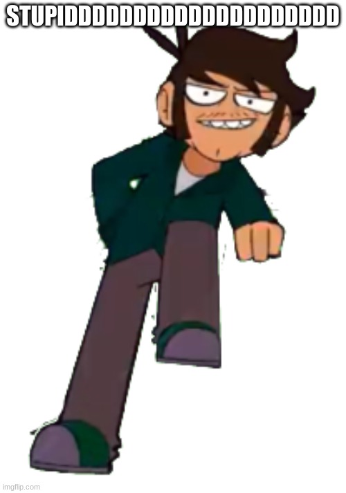 stupid eduardo | STUPIDDDDDDDDDDDDDDDDDDDD | image tagged in eduardo,eddsworld | made w/ Imgflip meme maker