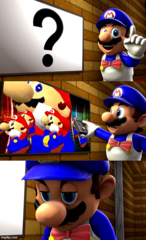 a template | image tagged in smg4 | made w/ Imgflip meme maker