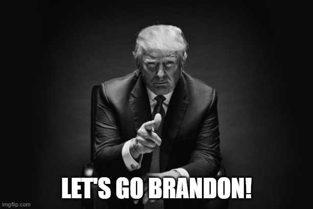 Let's Go Brandon | LET'S GO BRANDON! | image tagged in donald trump thug life | made w/ Imgflip meme maker