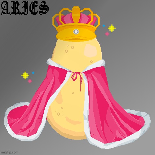 A Random Little Art Request Of A Royal Potato I Received From Somebody [Pixel Art] (❁´◡`❁) | image tagged in pixel,art,potato,royal,royalty,i am a potato | made w/ Imgflip meme maker