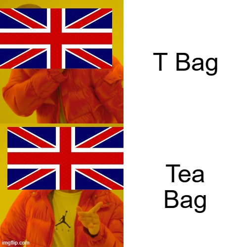 Drake Hotline Bling Meme | T Bag; Tea Bag | image tagged in memes,drake hotline bling | made w/ Imgflip meme maker