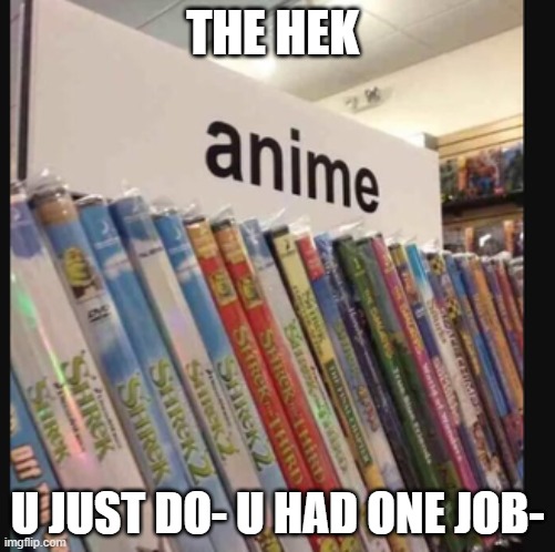 the hek they did- | THE HEK; U JUST DO- U HAD ONE JOB- | made w/ Imgflip meme maker