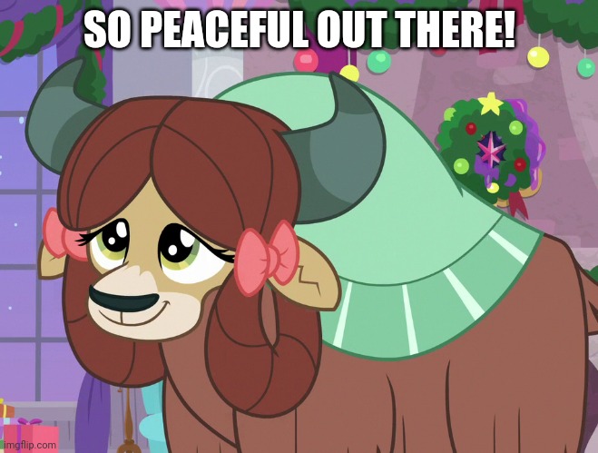 SO PEACEFUL OUT THERE! | made w/ Imgflip meme maker