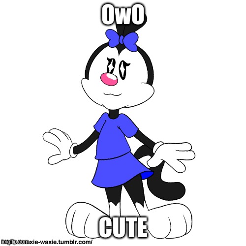 coco | OwO; CUTE | image tagged in coco,animaniacs | made w/ Imgflip meme maker