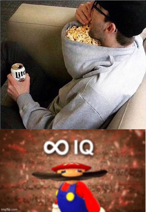 How to properly eat pop corn | image tagged in infinite iq | made w/ Imgflip meme maker