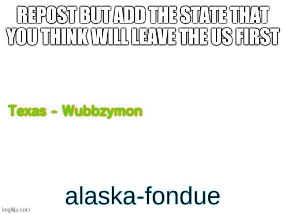 Alaska | alaska-fondue | made w/ Imgflip meme maker