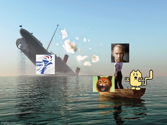 Sinking Ship | image tagged in sinking ship | made w/ Imgflip meme maker