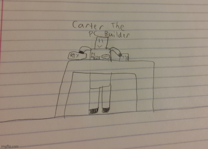 Carter, my Roblox OC | image tagged in carter my roblox oc | made w/ Imgflip meme maker