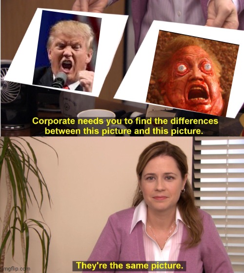 Cohaagen and Trump | image tagged in memes,they're the same picture | made w/ Imgflip meme maker