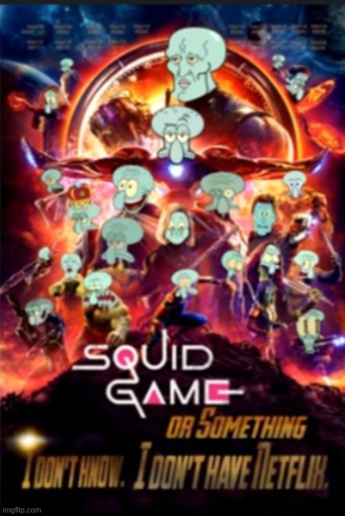 squidward game | image tagged in squid game,squidward | made w/ Imgflip meme maker