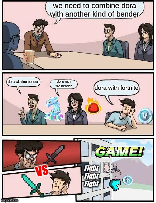 when the boss declaed a smash bros battle | Fight Fight Fight | image tagged in boardroom meeting suggestion | made w/ Imgflip meme maker