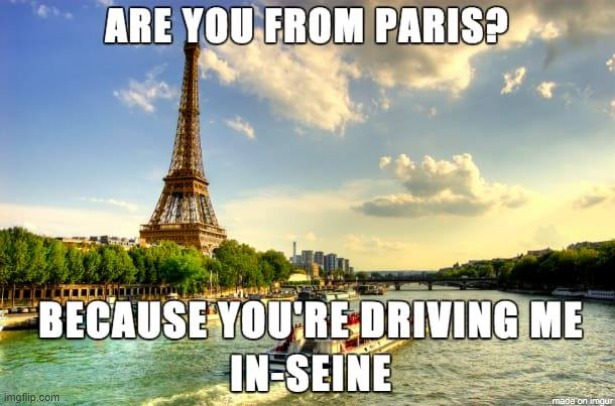 In Zany ! | image tagged in pray for paris | made w/ Imgflip meme maker