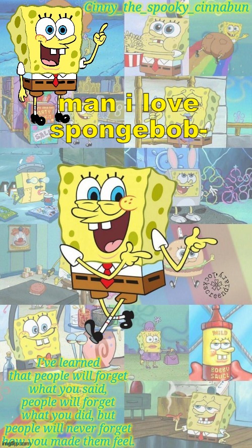 Thanks Nezuko :D | man i love spongebob- | image tagged in thanks nezuko d | made w/ Imgflip meme maker