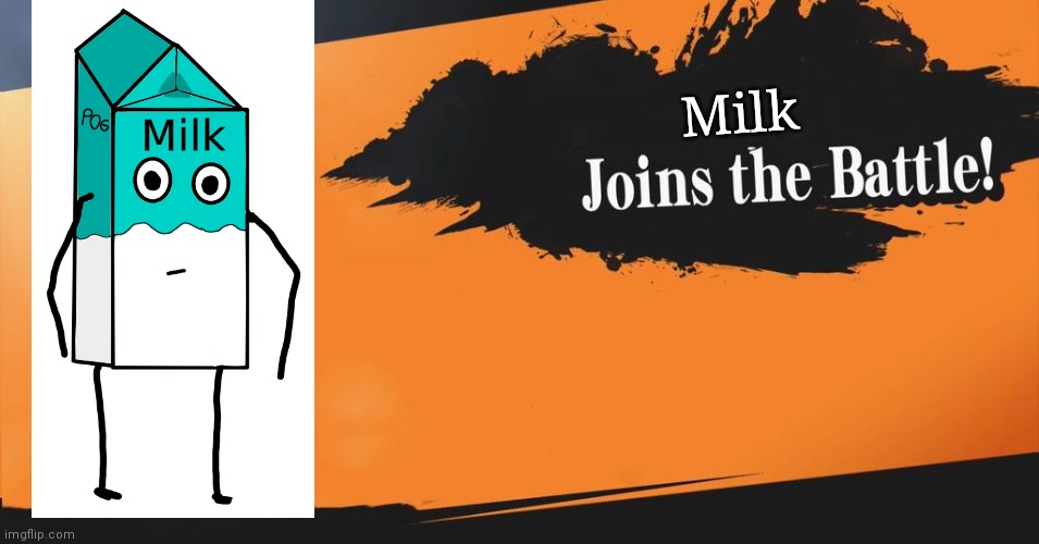 Moveset in the comments | Milk | image tagged in smash bros | made w/ Imgflip meme maker