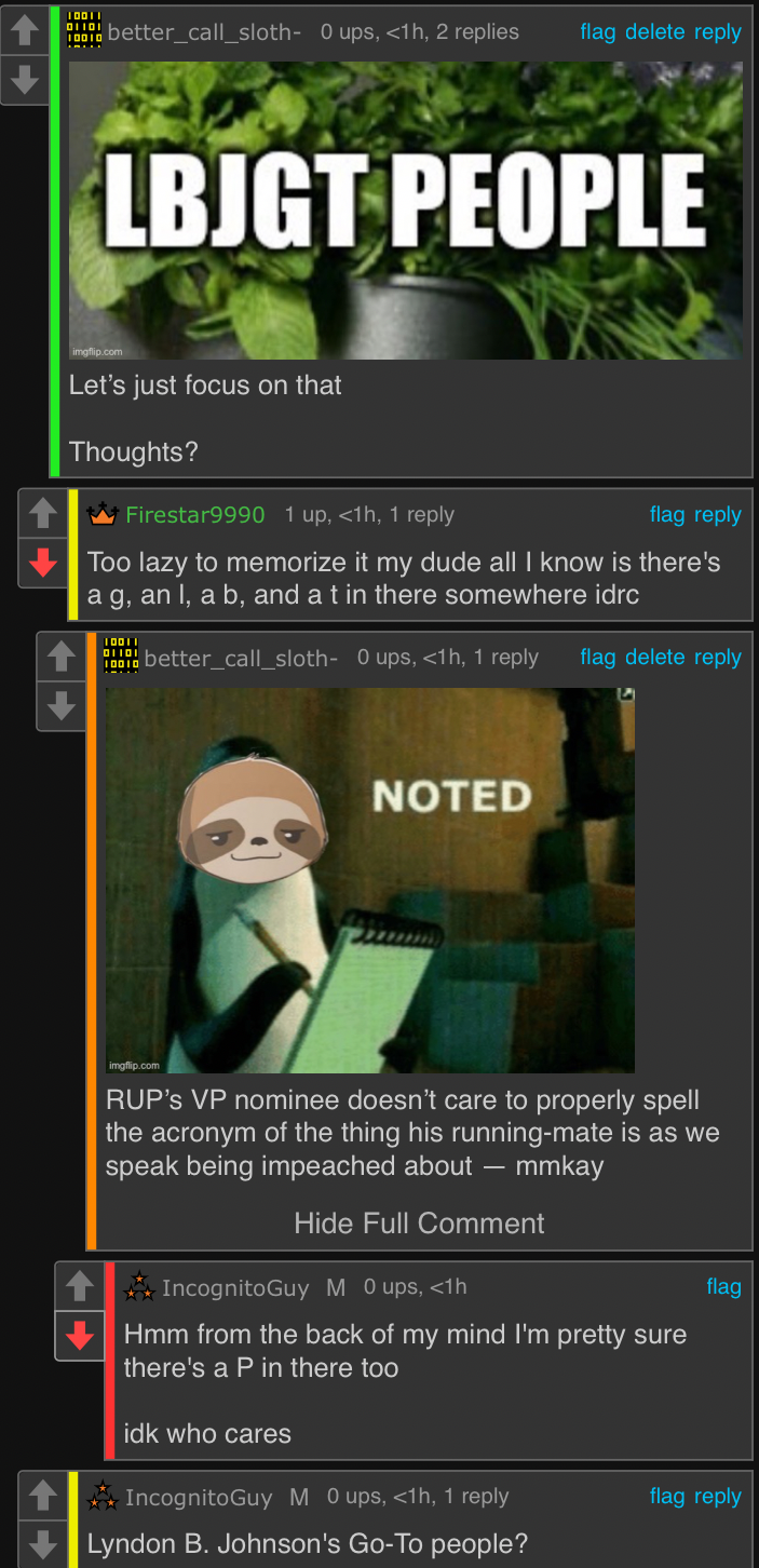 IG homophobia Blank Meme Template