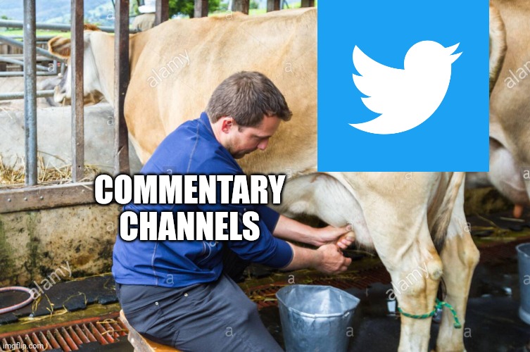 YouTube commentary channels be like | COMMENTARY CHANNELS | image tagged in youtube,twitter | made w/ Imgflip meme maker