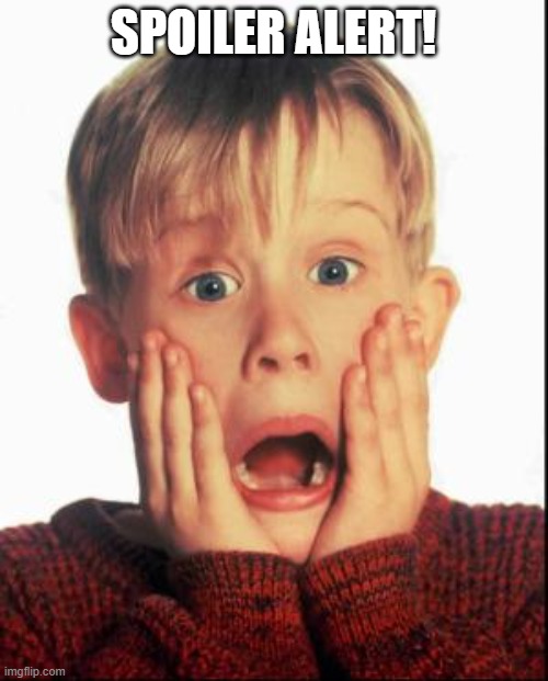 Home Alone Kid  | SPOILER ALERT! | image tagged in home alone kid | made w/ Imgflip meme maker