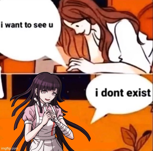I had to add Mikan on top of Nagito, and it took a lot longer then expected | made w/ Imgflip meme maker
