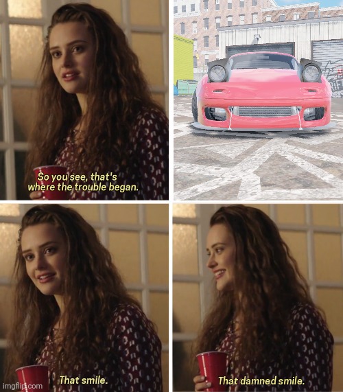 miata smile | made w/ Imgflip meme maker